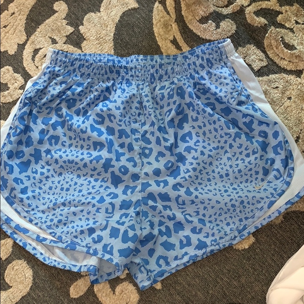 Blue nike shorts